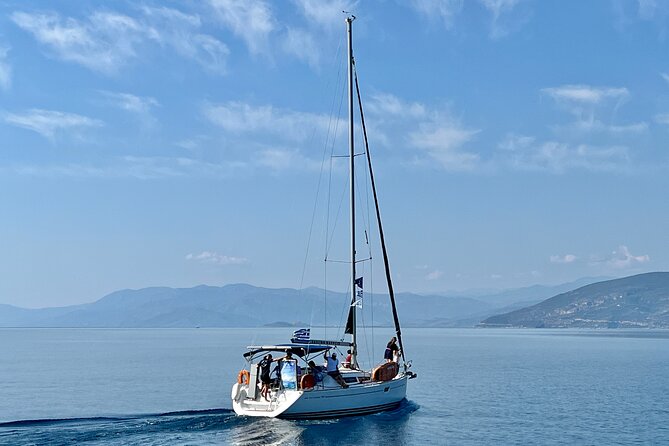 Nafplio Small-Group All-Inclusive Yacht Cruise  - Corinth - Relaxing on Romvi Island