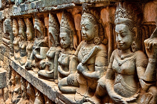 One Day Private Guide Tour of Angkor Thom, Bayon, Ta Phrom & Angkor Wat - Experience Ta Phrom