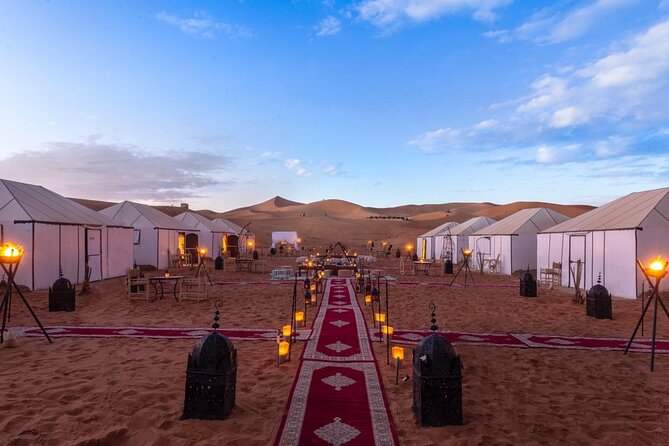 One Night in Private Camp in the Sahara Desert in Merzouga With Dinner - Accessibility Features