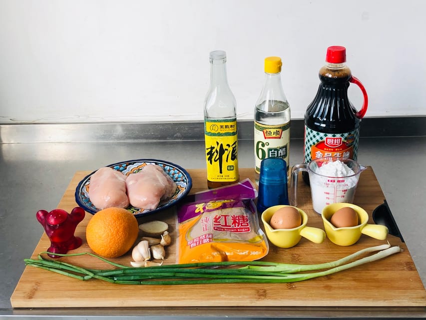 Online Cooking Class Orange Chicken by Chef Sunflower Li - Ingredients Required