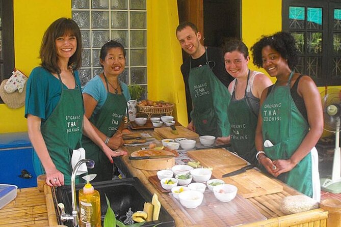 Organic Thai Cooking Class and Market Tour in Phuket - Cooking Class Inclusions
