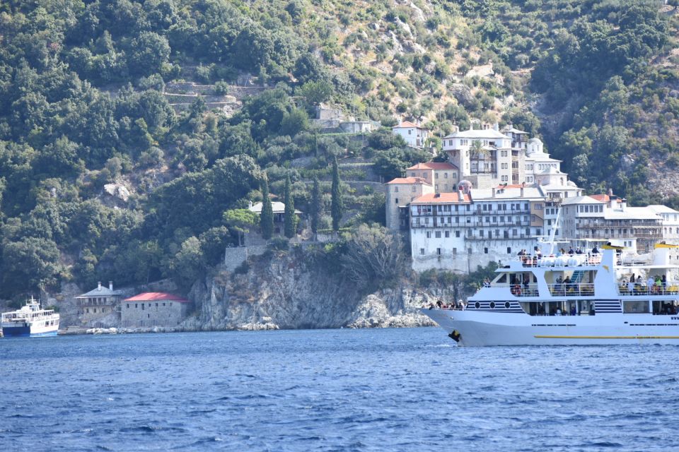 Ouranoupoli: Mount Athos Peninsula Sightseeing Cruise - Coastal and Seascape Views