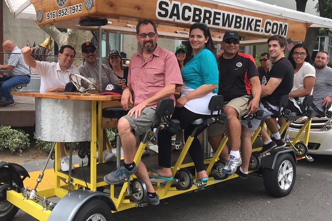 Pedal, Drink, and Bar Hop Through Sacramento on a 15 Seat Beer Bike - Additional Information
