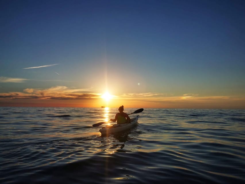 Poreč: Sea Kayaking Sunset Tour - Pickup and Drop-off