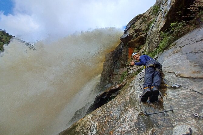Powerful via Ferrata & Epic Zipline Giant Waterfall Private Tour - Waterfall Experience