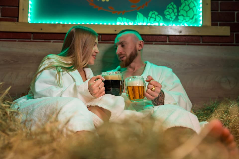 Prague: Beer Spa Experience With Unlimited Beer and Sauna - Private Rooms and Group Accommodations