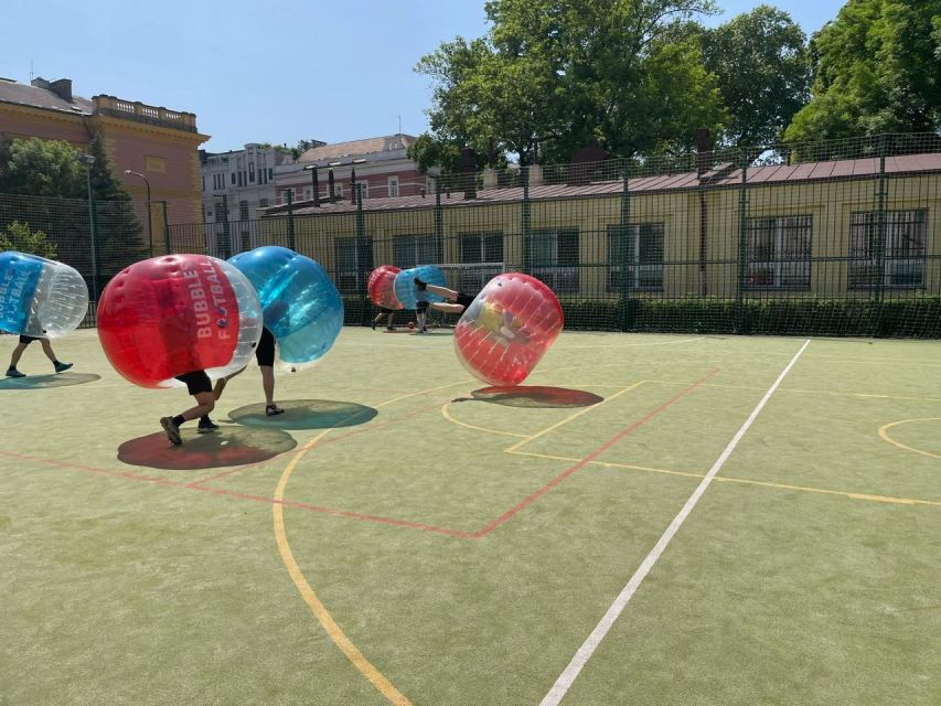 Prague: Bubbles Football - Zorb Football in the Center - Safety and Restrictions