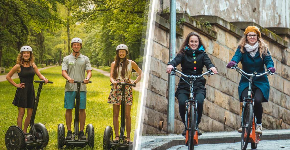 Prague Highlights: Segway & E-Scooter Tour With Taxi Pick-Up - Tour Itinerary