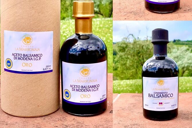 Private Balsamic Vinegar Experience With Wine, Evo Oil & Meal - Booking and Confirmation Details