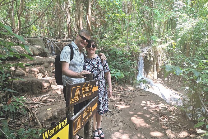 Private Excursion to Floating Market and Erawan Waterfall - River Kwai Bridge Visit