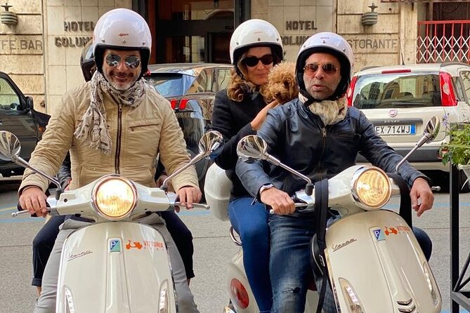 Private Vespa Tour in Rome With Pickup - End Point and Return