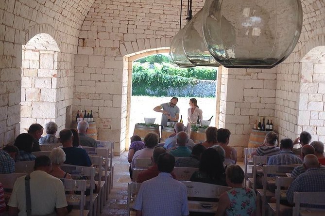 Private Wine Tour From Ostuni With Lunch Including Alberobello and Locorotondo - Exploring Locorotondos Old Town