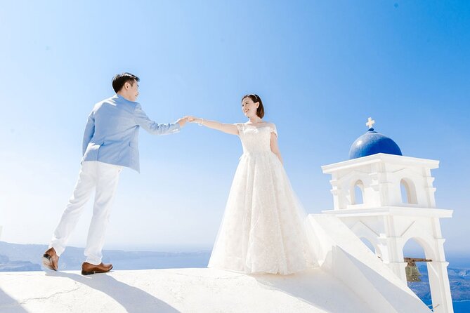 Proposal Photoshoot Santorini - Preparing for the Photoshoot
