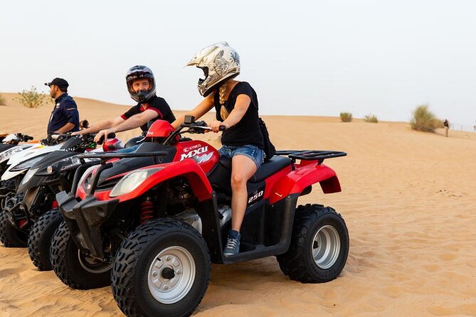 Red Dune Desert Safari With Dinner Quad Bike and Camel Ride - Evening Entertainment Highlights