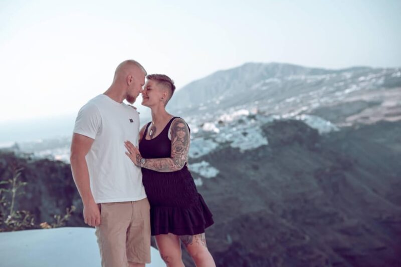 Santorini: Proposal Photoshoot L Private Entry to Blue Dome - Meeting Point Information