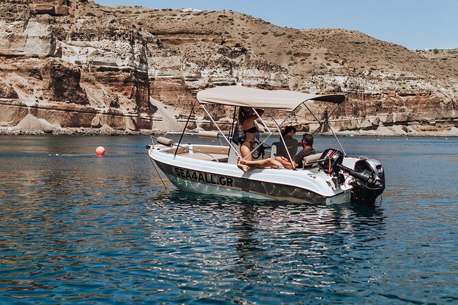 Santorini Rent a Boat Without License - Safety and Regulations