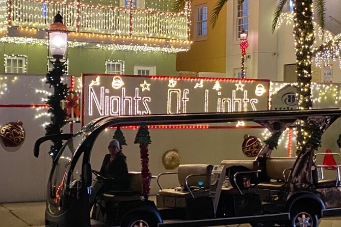 St. Augustine Night of Lights by Electric Cart - Highlights of the Tour