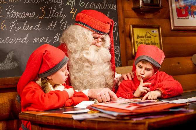 Trip to Arctic Circle, Santa Claus Village and Santas Reindeer - Meeting Santa and Reindeer