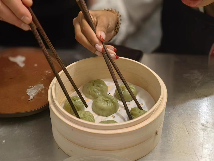 Vegan Soup Dumpling Making in Shikumen(Shanghai Style Lane) - Dumpling Making Process