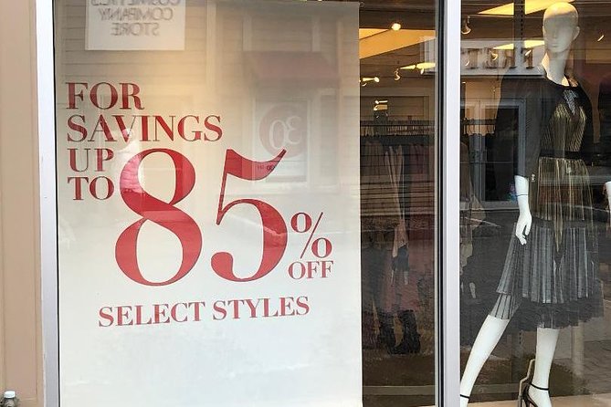 Woodbury Common Premium Outlet Shopping Private Day Trip by SUV From NYC - Customer Reviews
