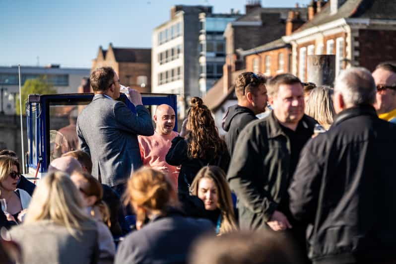 York: Listen to Live Music Acts an a Boat Bar - Scenic Views and Atmosphere