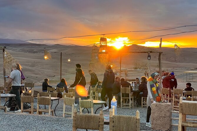 Agafay Desert: Quad Bike & Camel Ride & Magical Diner With Show - Logistics and Transportation