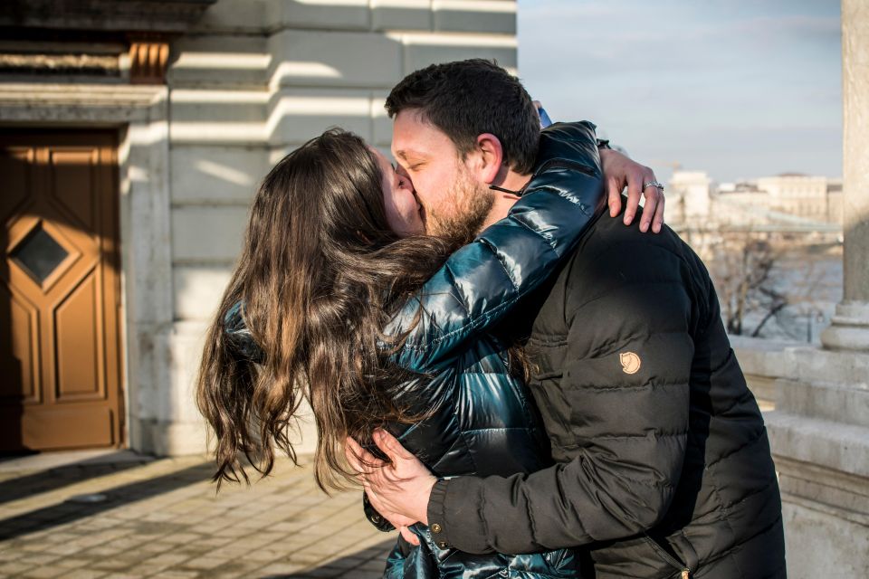 Budapest: Proposal Photos at Enchanting Fishermans Bastion - Weather Policy and Rescheduling