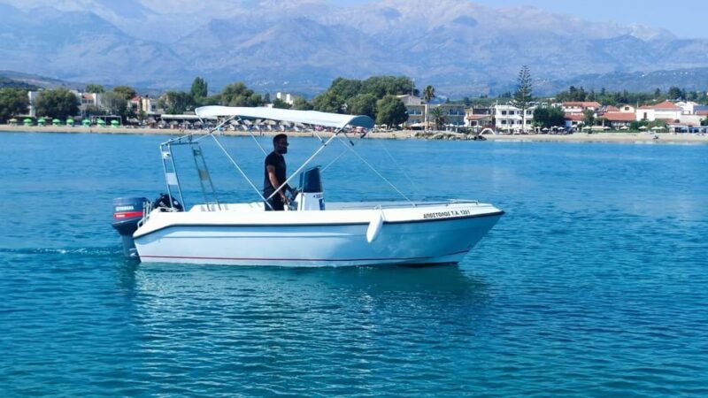 Chania,Kalyves Boat Rental, Boat Licene Required* - Private Group Experience