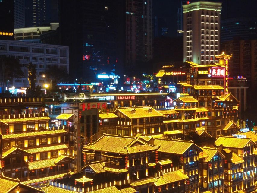 Chongqing: Illuminated Night Tour With Cruise or Hot Pot - Enjoy Panoramic River Views