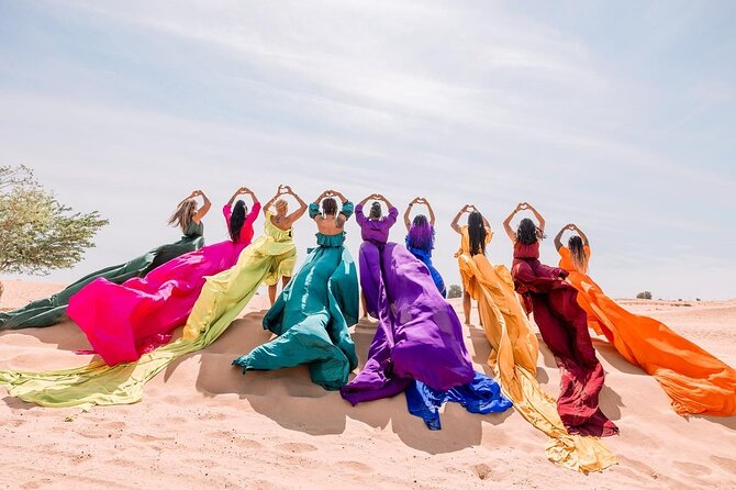 Dubai Desert Flying Dress Photoshoot - Transportation Information