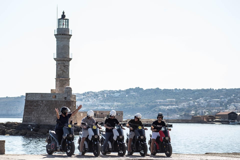 Eco-Friendly Rides on Electric Scooters | Chania Tour - Live Tour Guide