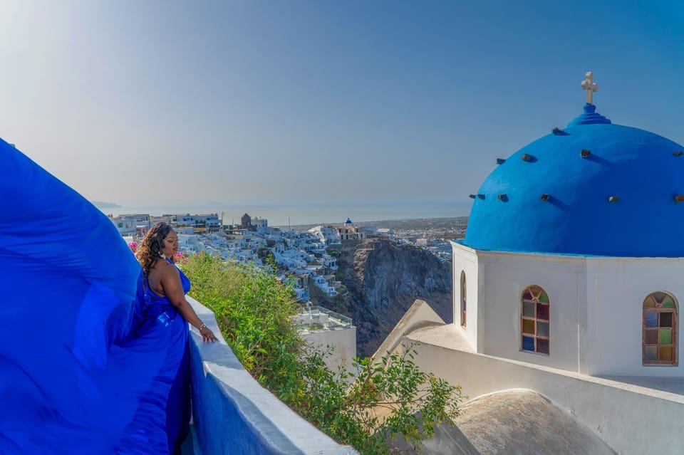 FLYING DRESS SANTORINI - Best Times for Photoshoot