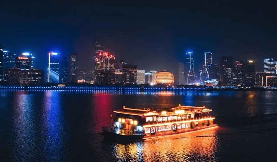 Hangzhou Night Tour 6 Harmonies Pagoda Qiantang River Cruise - Hefang Street Exploration