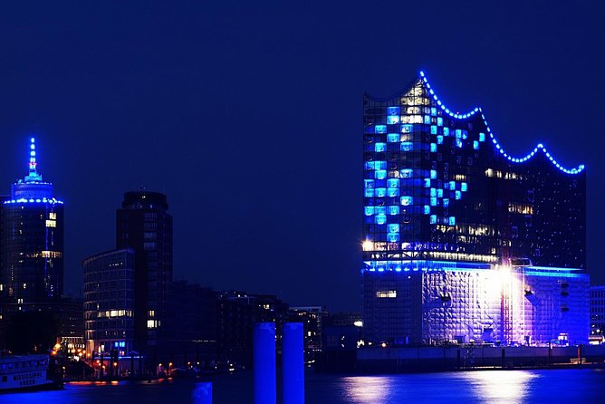 Lights Tour Through the Port of Hamburg and to the Historic Warehouse District - Illuminating Hamburgs Nighttime Skyline
