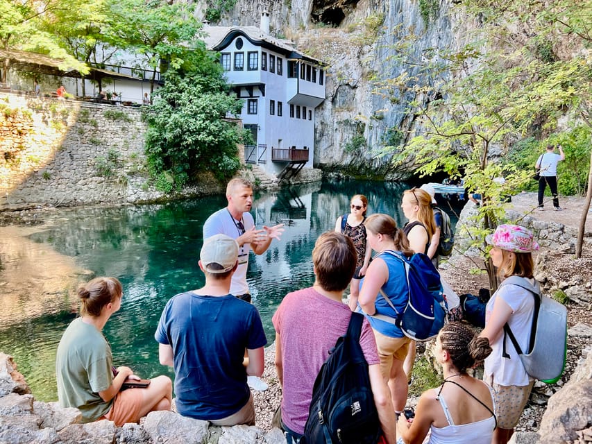 Mostar: 1-Way Herzegovina Highlights Tour to Dubrovnik - Blagaj: Dervish House and Buna Spring