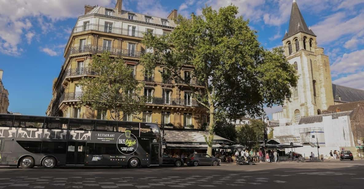 Paris Bus Toqué St Germain 3-Course Dinner W/ Champagne - Important Notes