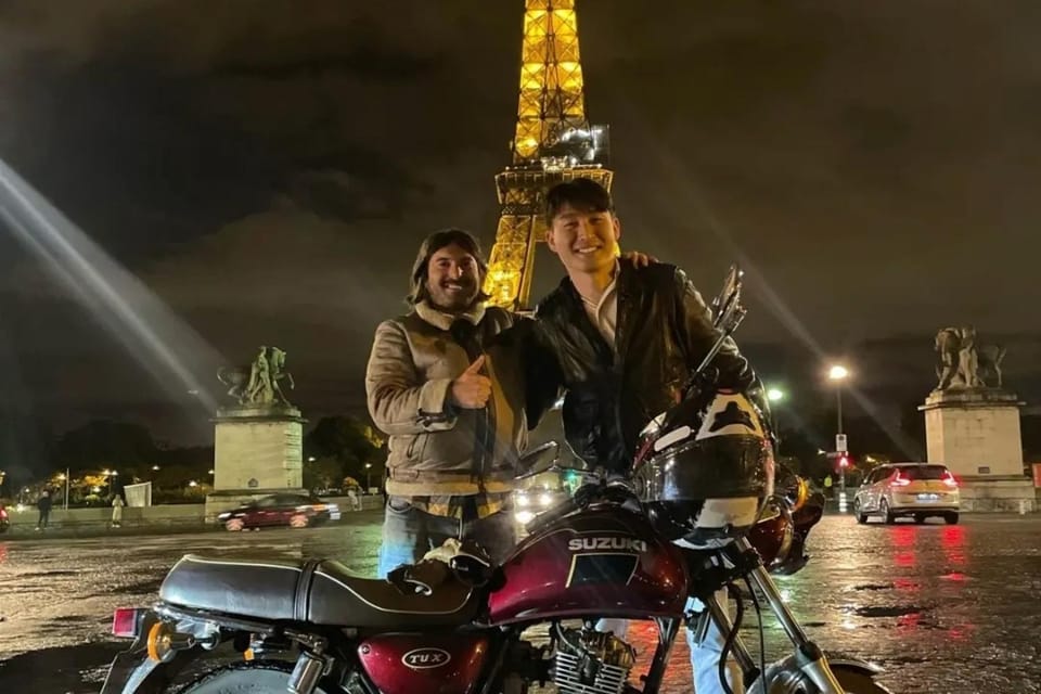 Paris by Motorcycle by Night - Parisian Life Experience