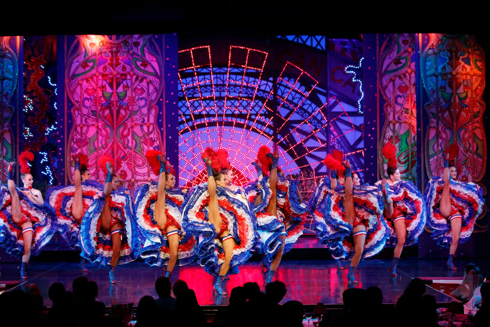 Paris: Moulin Rouge Show With Champagne and Drop-Off Service - Extravagant Costumes and Set Design