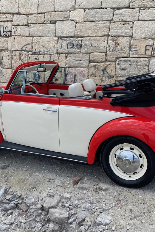 Rethymno: Ride With a VW Beetle Cabrio for 12 Hours - Stunning Coastal Views