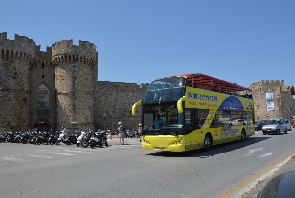 Rhodes: Hop-On Hop-Off City Tour Bus - Guided Language Options