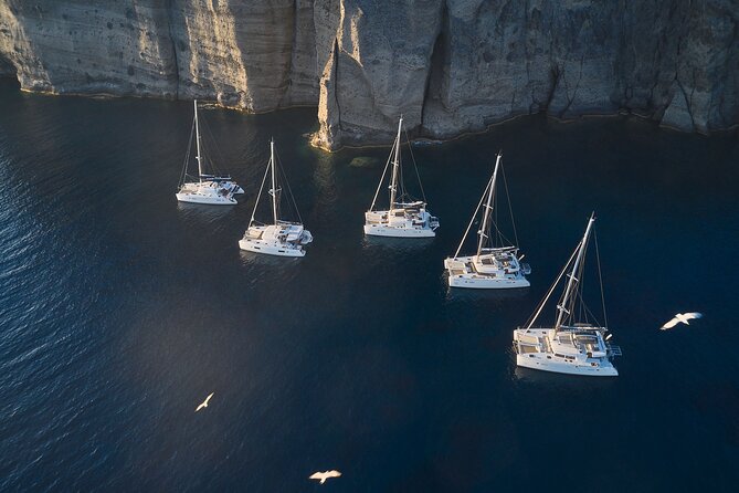 Santorini Small-Group Half-Day Catamaran Tour With Food - Small-Group Experience and Personalized Journey