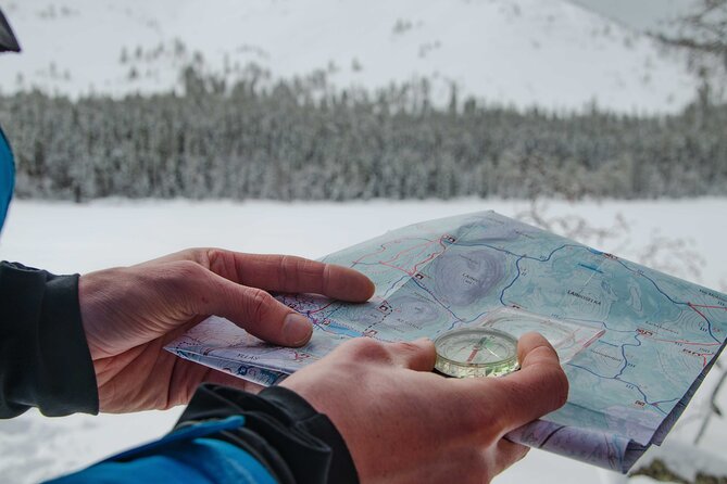 Snowshoeing Adventure With Ice-Fishing, Fire and Survival - Frozen Lake Ice Fishing