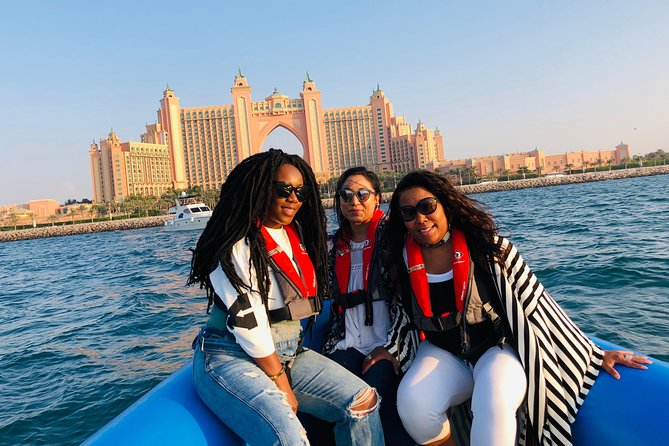 Speedboat Dubai: 60 Mins Guided Burj Al Arab & Atlantis Tour - Duration and Itinerary