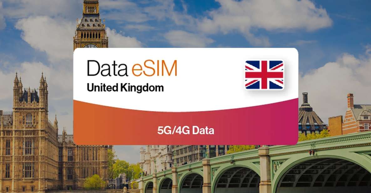 United Kingdom (Uk): Tourist Esim Data Plan - Key Features