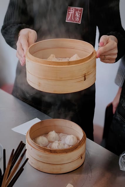 Vegan Soup Dumpling Making in Shikumen(Shanghai Style Lane) - Dough Making