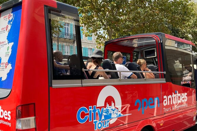 Visit of Antibes Juan-Les-Pins by Convertible Bus - Hop-on, Hop-off Flexibility