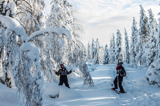 Wilderness Snowshoe Adventure - Warming up With Drinks and Snacks