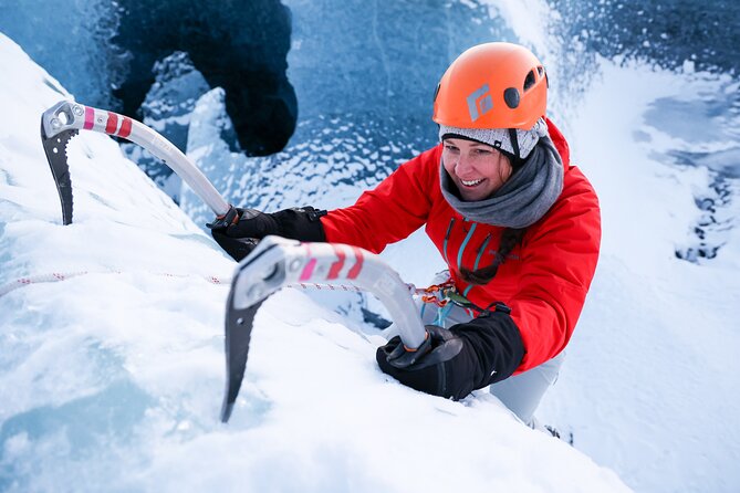 Winter Ice Cave + Climbing Private Photoshoot - 20 Shot Package - Booking Process