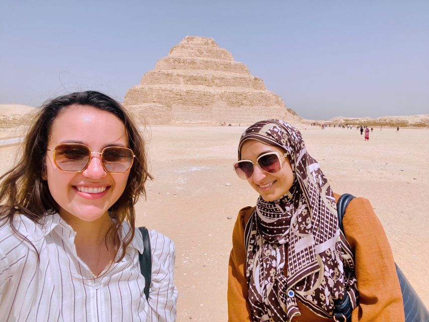 Women Guide:Pyramids, and Sphinx, Memphis, Saqqara - Accessibility Information