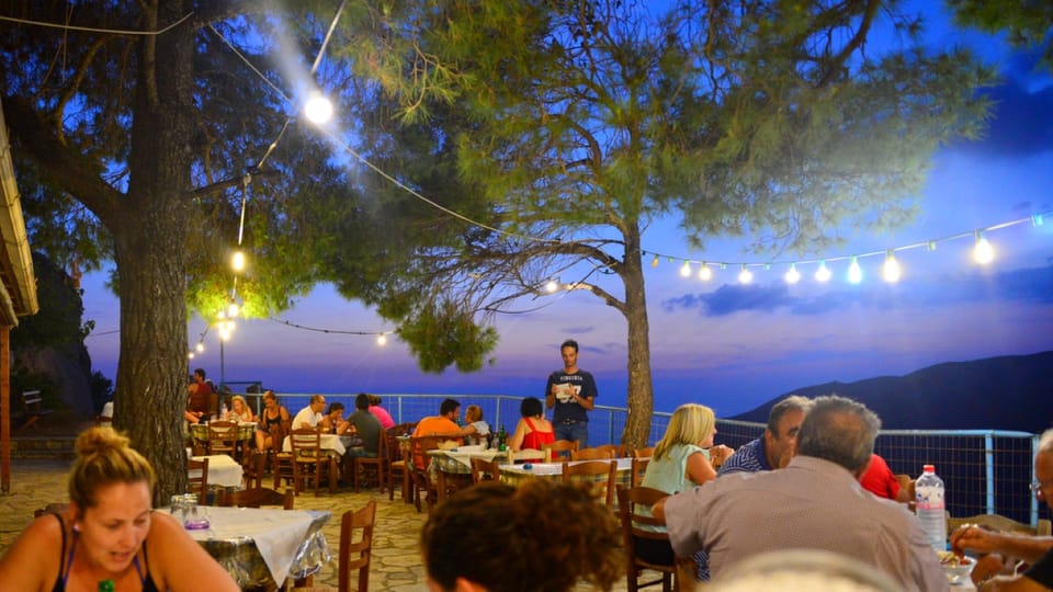 Zakynthos Sunset Tour to Kampi With Greek Night! - Sunset Michalis Taverna